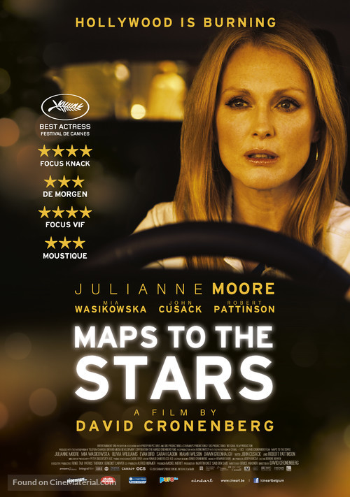 Maps to the Stars - Belgian Movie Poster