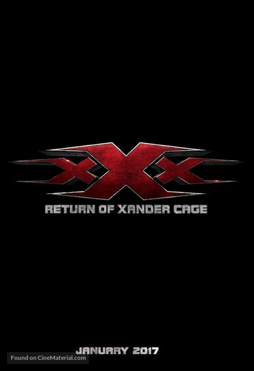 xXx: Return of Xander Cage - Movie Poster