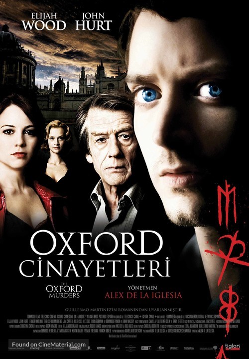 The Oxford Murders - Turkish Theatrical movie poster