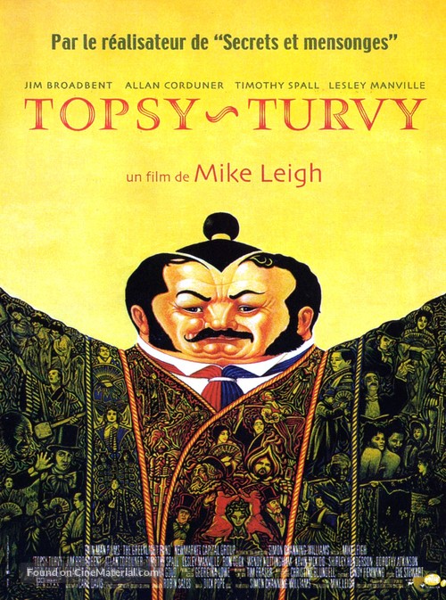 Topsy-Turvy - French Movie Poster