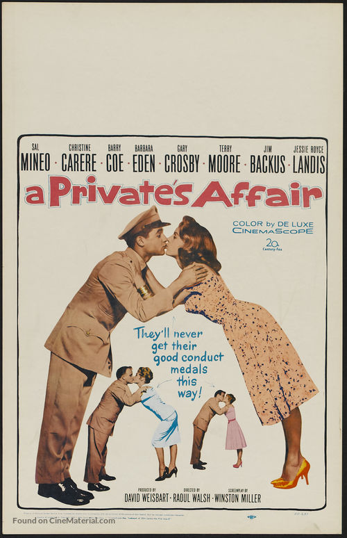A Private&#039;s Affair - Theatrical movie poster