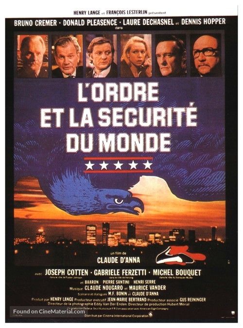 L&#039;ordre et la s&eacute;curit&eacute; du monde - French Movie Poster