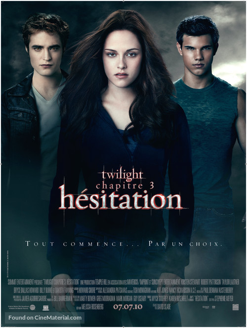 The Twilight Saga: Eclipse - French Movie Poster