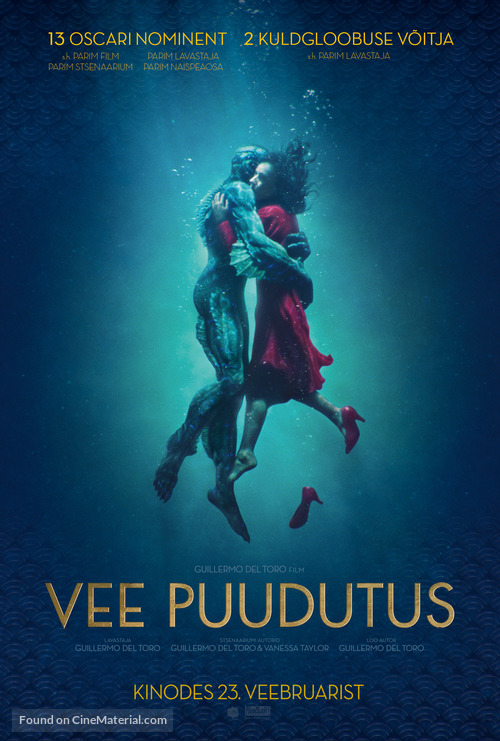 The Shape of Water - Estonian Movie Poster