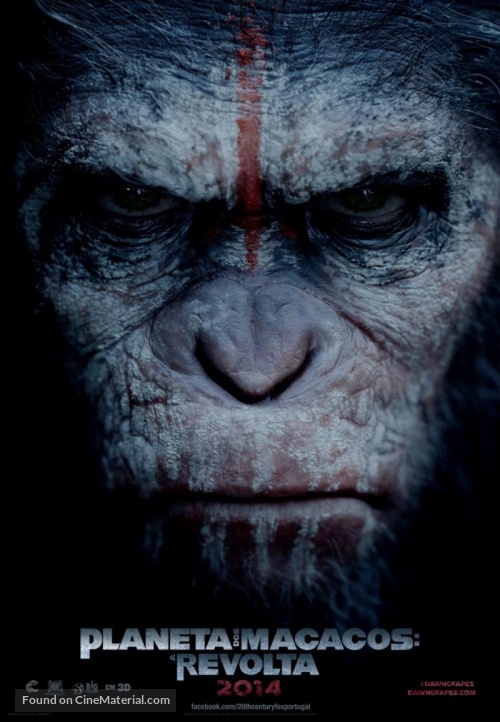 Dawn of the Planet of the Apes - Portuguese Movie Poster