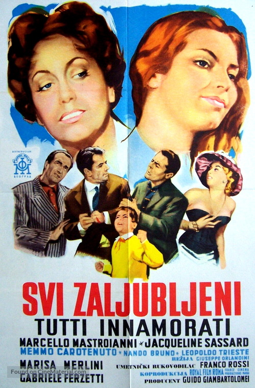 Tutti innamorati - Yugoslav Movie Poster