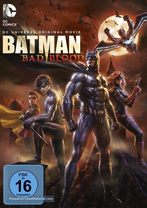 Batman: Bad Blood - German DVD movie cover