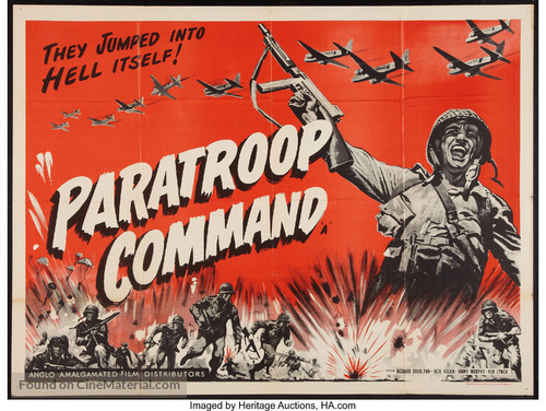 Paratroop Command - British Movie Poster