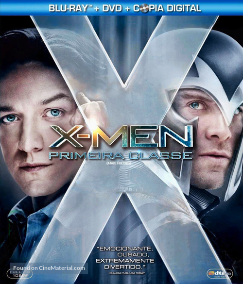 X-Men: First Class - Brazilian Blu-Ray movie cover