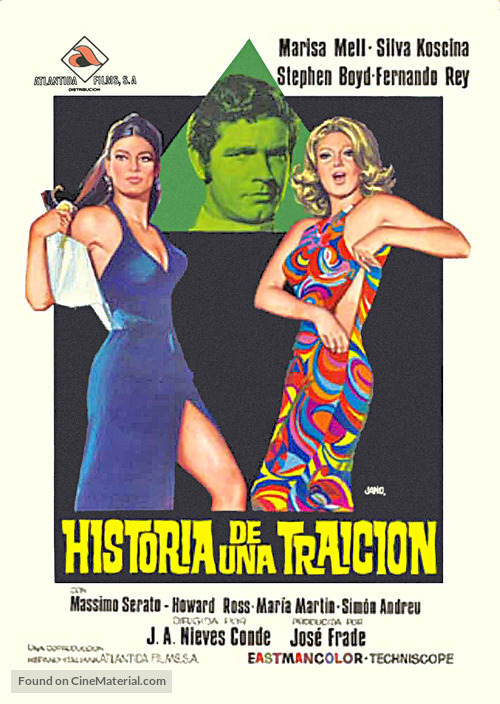 Historia de una traici&oacute;n - Spanish Movie Poster