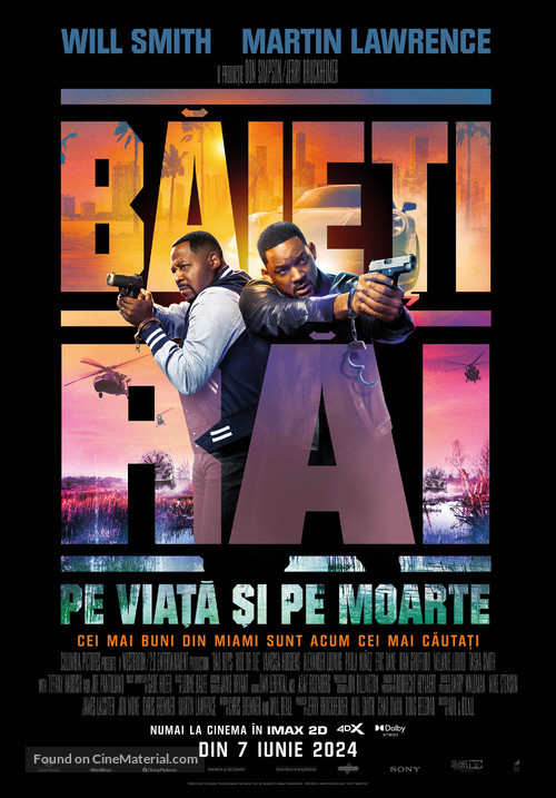 Bad Boys: Ride or Die - Romanian Movie Poster