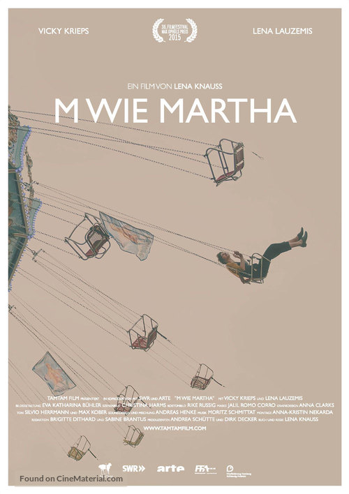 M wie Martha - German Movie Poster