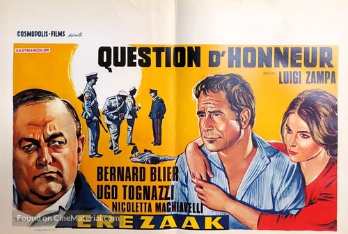 Una questione d&#039;onore - Belgian Movie Poster