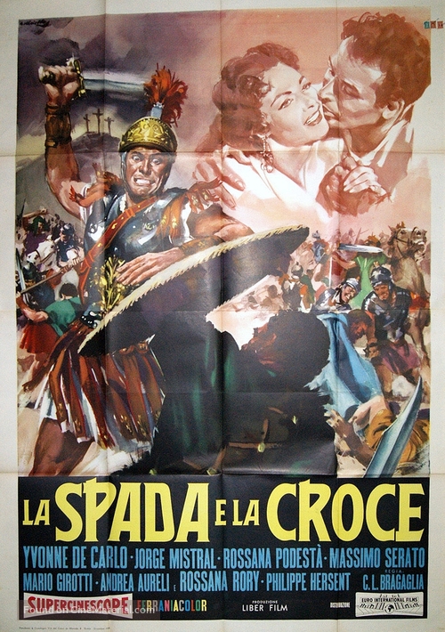 La spada e la croce - Italian Movie Poster