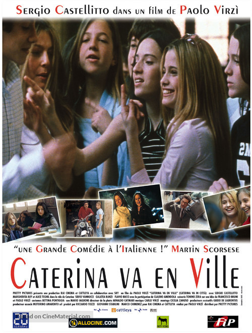 Caterina va in citt&agrave; - French Movie Poster