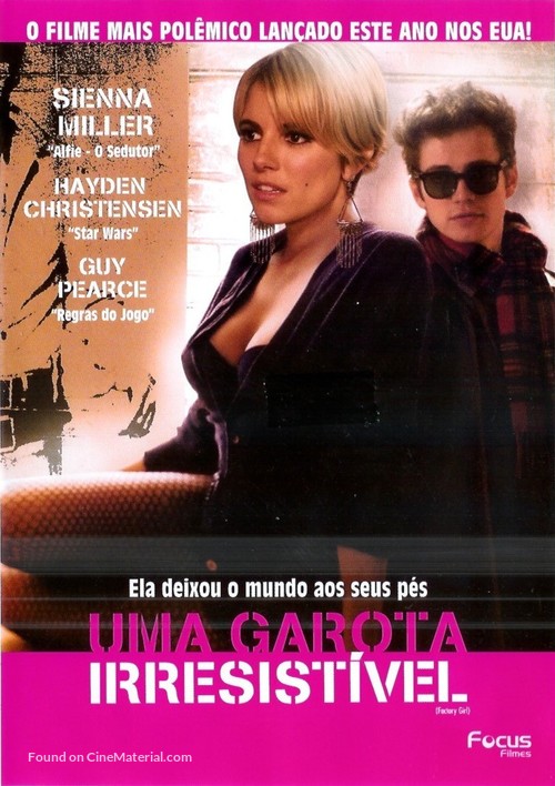 Factory Girl - Portuguese DVD movie cover