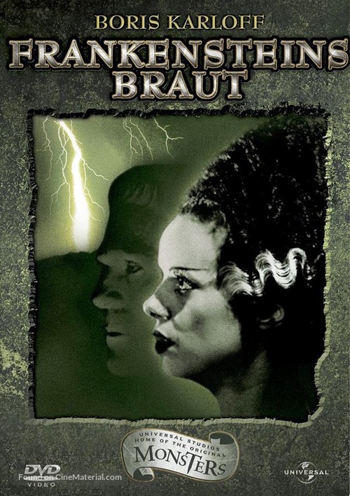 Bride of Frankenstein - German DVD movie cover