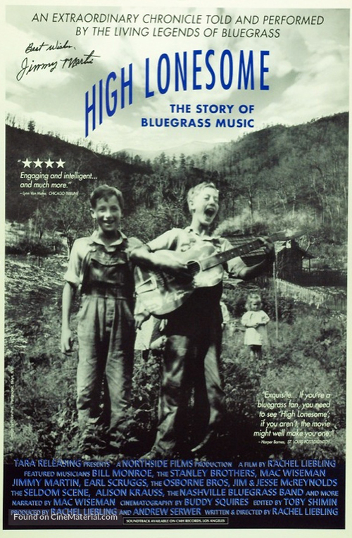 High Lonesome: The Story of Bluegrass Music - Movie Poster