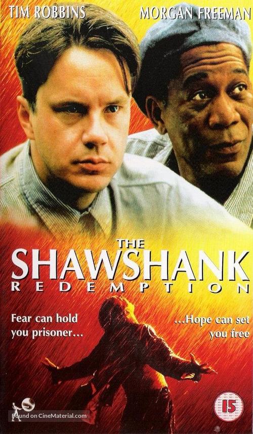 The Shawshank Redemption - British Movie Cover