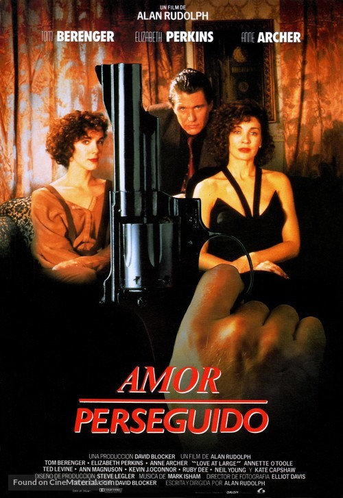 Love at Large - Spanish Movie Poster