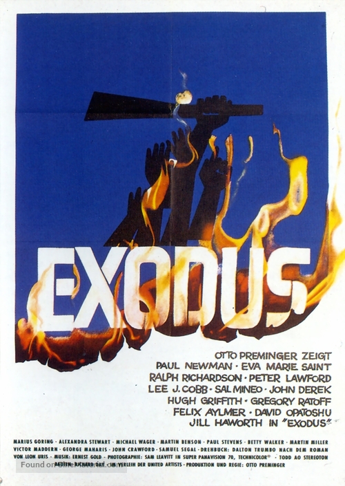 Exodus - German Movie Poster