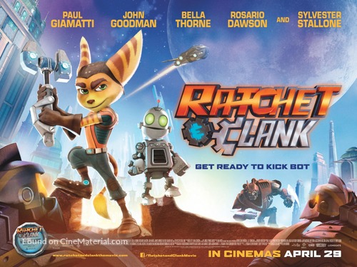 Ratchet and Clank - British Movie Poster