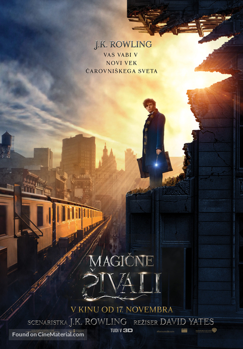 Fantastic Beasts and Where to Find Them - Slovenian Movie Poster