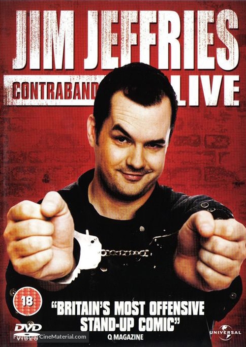 Jim Jefferies: Contraband - British DVD movie cover