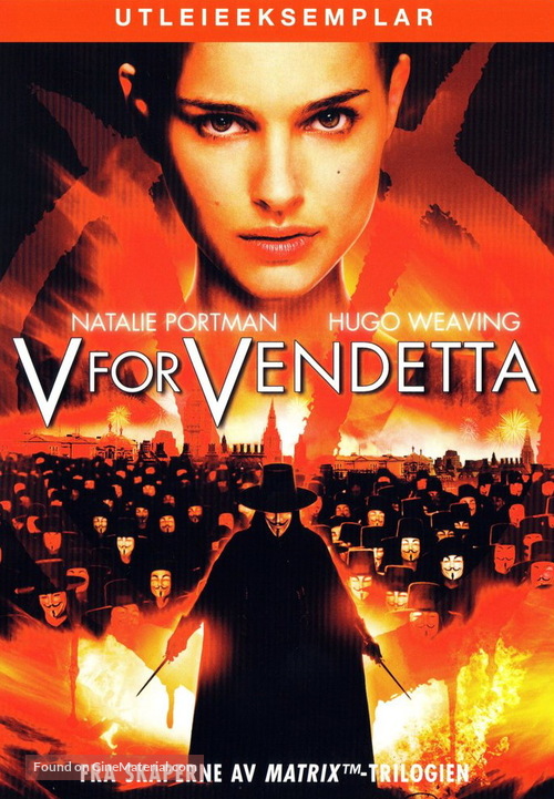 V for Vendetta - Norwegian Movie Cover