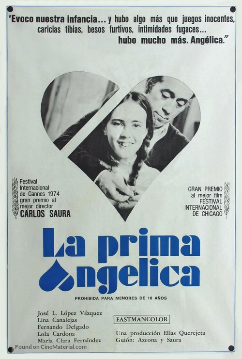 La prima Ang&eacute;lica - Argentinian Movie Poster