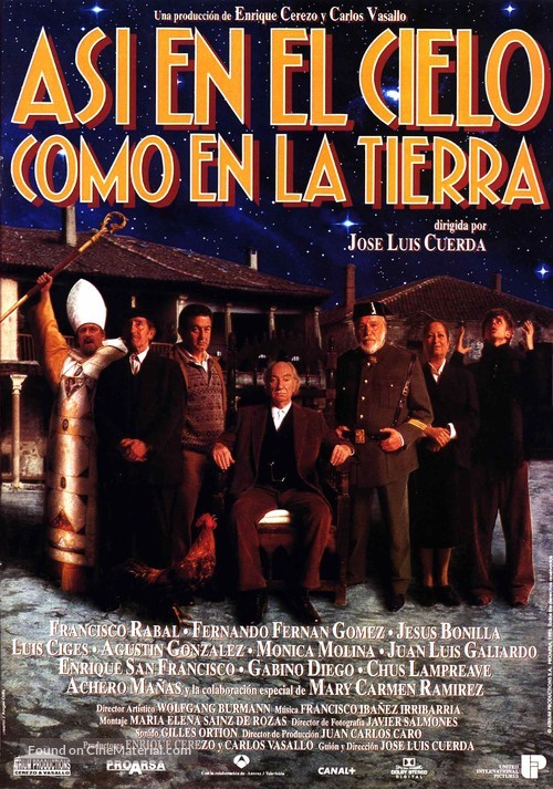 As&iacute; en el cielo como en la tierra - Spanish Movie Poster