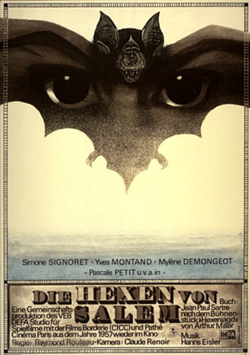 Les sorci&egrave;res de Salem - German Movie Poster