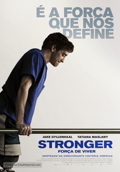 Stronger - Portuguese Movie Poster