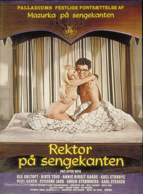 Rektor p&aring; sengekanten - Danish Movie Poster