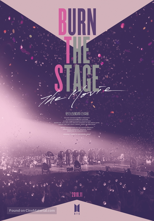 Burn the Stage: The Movie - South Korean Movie Poster