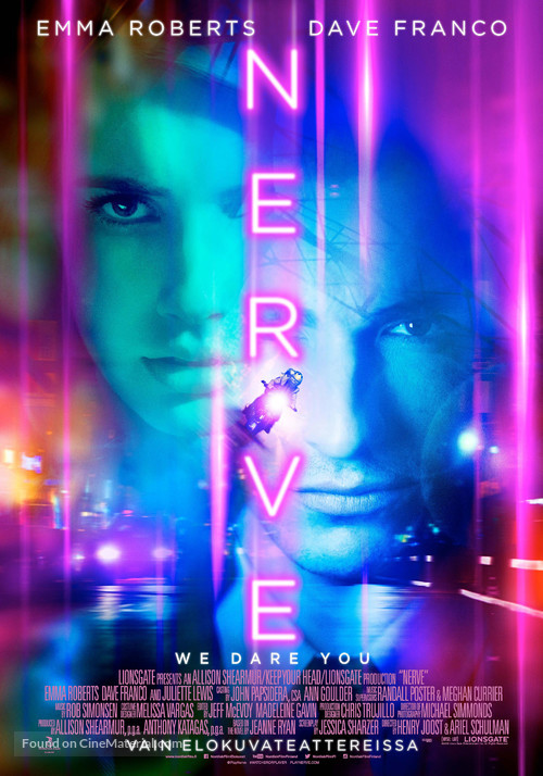 Nerve - Finnish Movie Poster