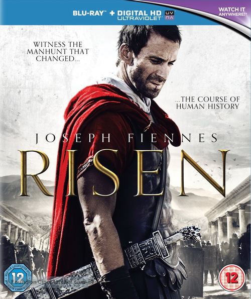 Risen - British Blu-Ray movie cover