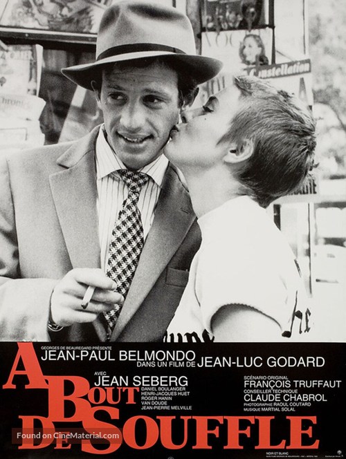 &Agrave; bout de souffle - French Movie Poster