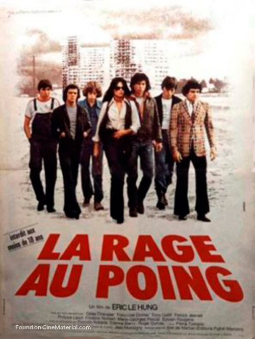 La rage au poing - French Movie Poster