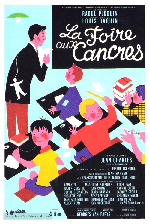 La foire aux cancres (Chronique d&#039;une ann&eacute;e scolaire) - French Movie Poster