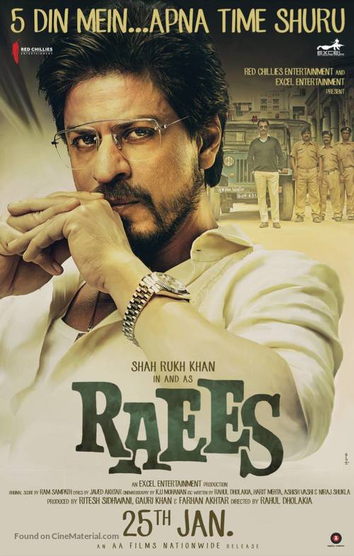Raees - Indian Movie Poster