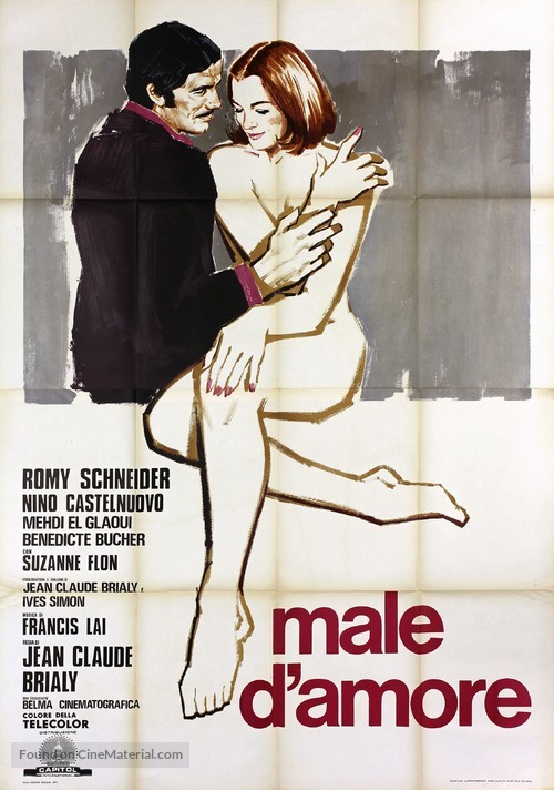 Un amour de pluie - Italian Movie Poster