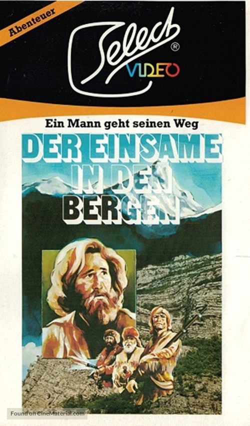 The Adventures of Frontier Fremont - German VHS movie cover