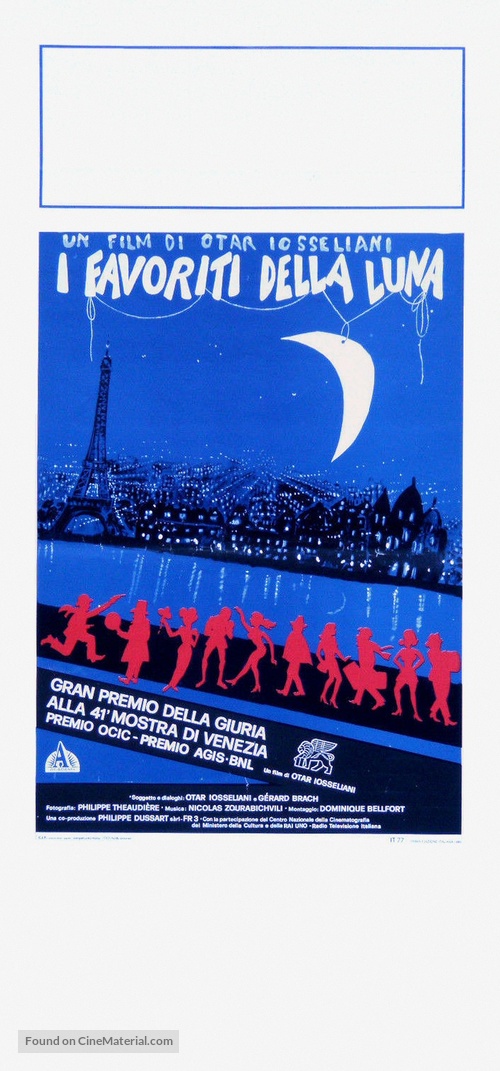 Favoris de la lune, Les - Italian Movie Poster