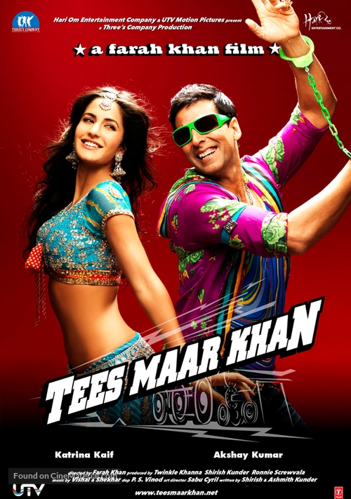 Tees Maar Khan - Indian DVD movie cover