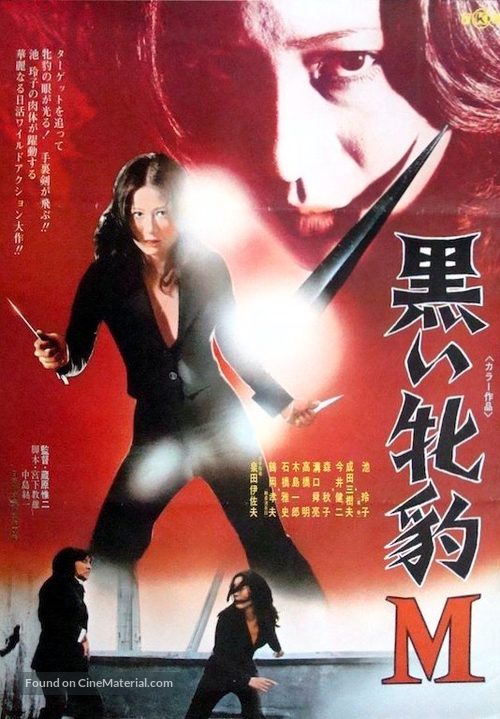 Kuroi Mehy&ocirc; M - Japanese Movie Poster