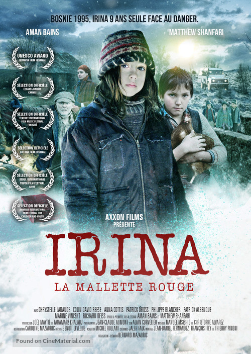 Irina, la mallette rouge - French Movie Poster