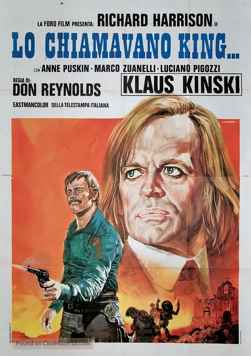 Lo chiamavano King - Italian Movie Poster