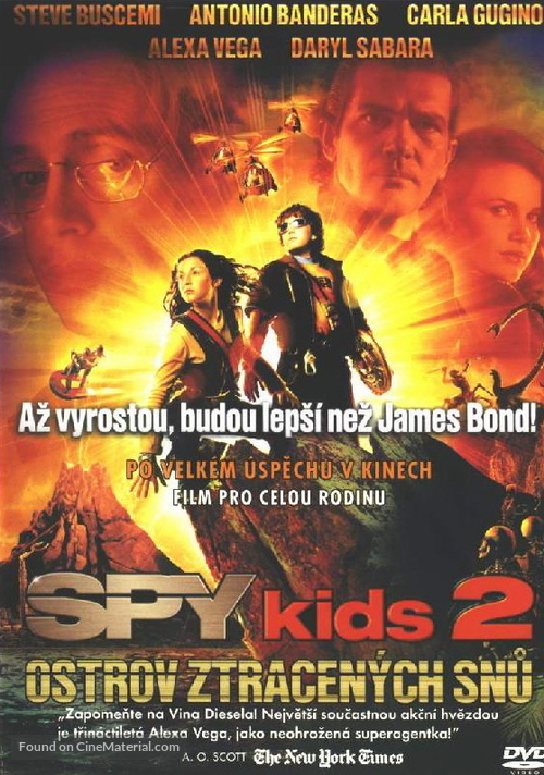 Spy Kids 2: Island of Lost Dreams - Czech DVD movie cover