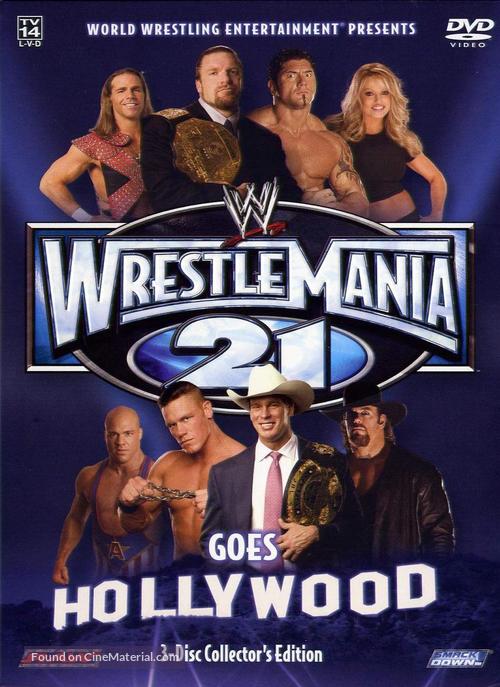 WrestleMania 21 - DVD movie cover